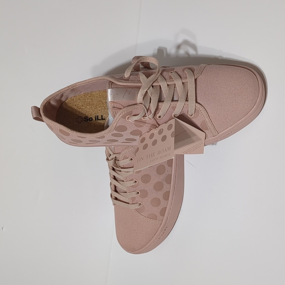 So iLL shoes dirty pink polka dot roamer unisex Men size 11, women size 12.5 - Picture 8 of 13